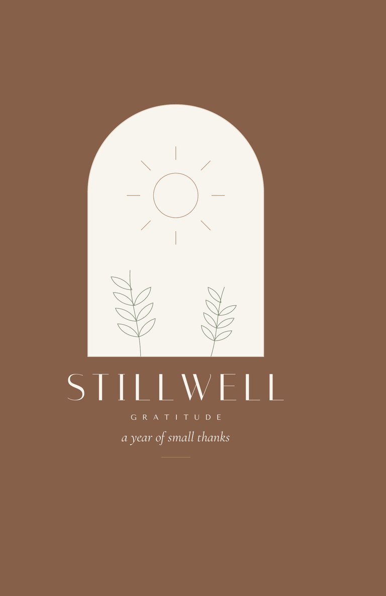 Front cover of Stillwell Gratitude, a year of small thanks